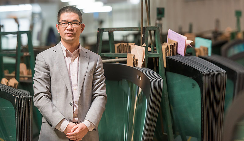 Peng Yu, purchasing director at Fuyao Group in Fuzhou (photo)