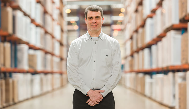 Edgard Liberali Filho, head of the logistic unit at Via Varejo (photo)